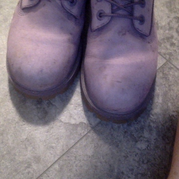 Timberland Kids Boots Size 4.5 Light Purple - Picture 7 of 10